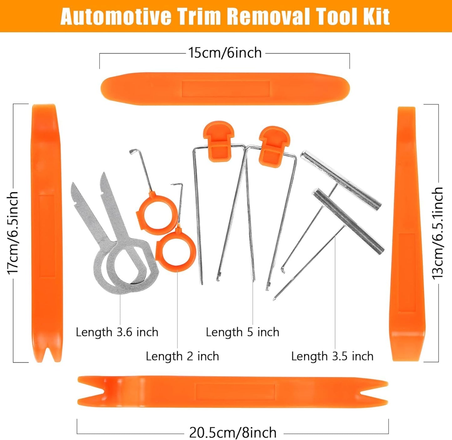 Terminal Removal Kit 96 Pcs - Electrical Connector Pin Extractor Set for Automotive, Car, Household Devices - Depinning and Wire Terminal Release Tools