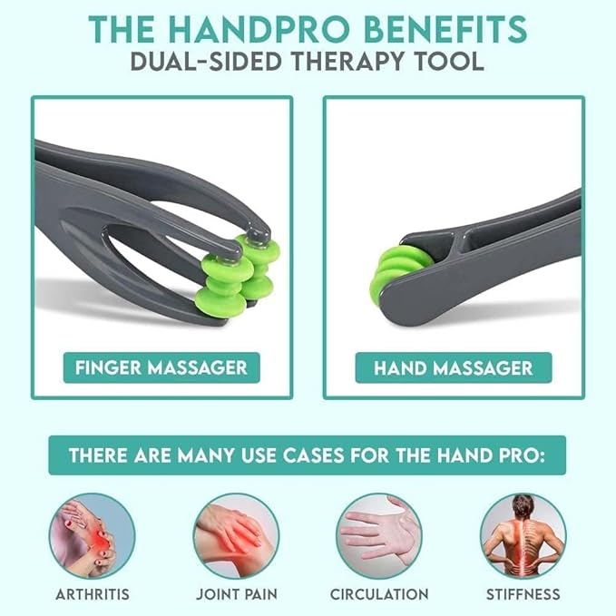 COZLOW Finger Massager for Deep Tissue Comfort, Dual-Sided Therapy Tool for Arthritis, Carpal Tunnel, Stress & Pain Relief, Massage Roller for Hands, Palm & Wrist