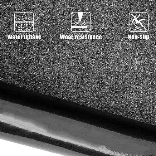 8x6.2 FT Outdoor Storage Shed Mat-Waterproof Dustproof Outdoor Carport Mat- Backing Prevents Liquid Penetration£¬Anti-Slip Patio Furniture Floor Mat for Protect Storage Shed Floor£¬Grey