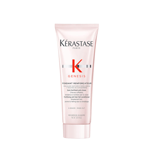 Kerastase Genesis Strengthening Fondant Renforcateur Conditioner - For Weak or Damaged Hair, Detangles & Hydrates, For Normal to Dry Hair, 2.5 Fl Oz