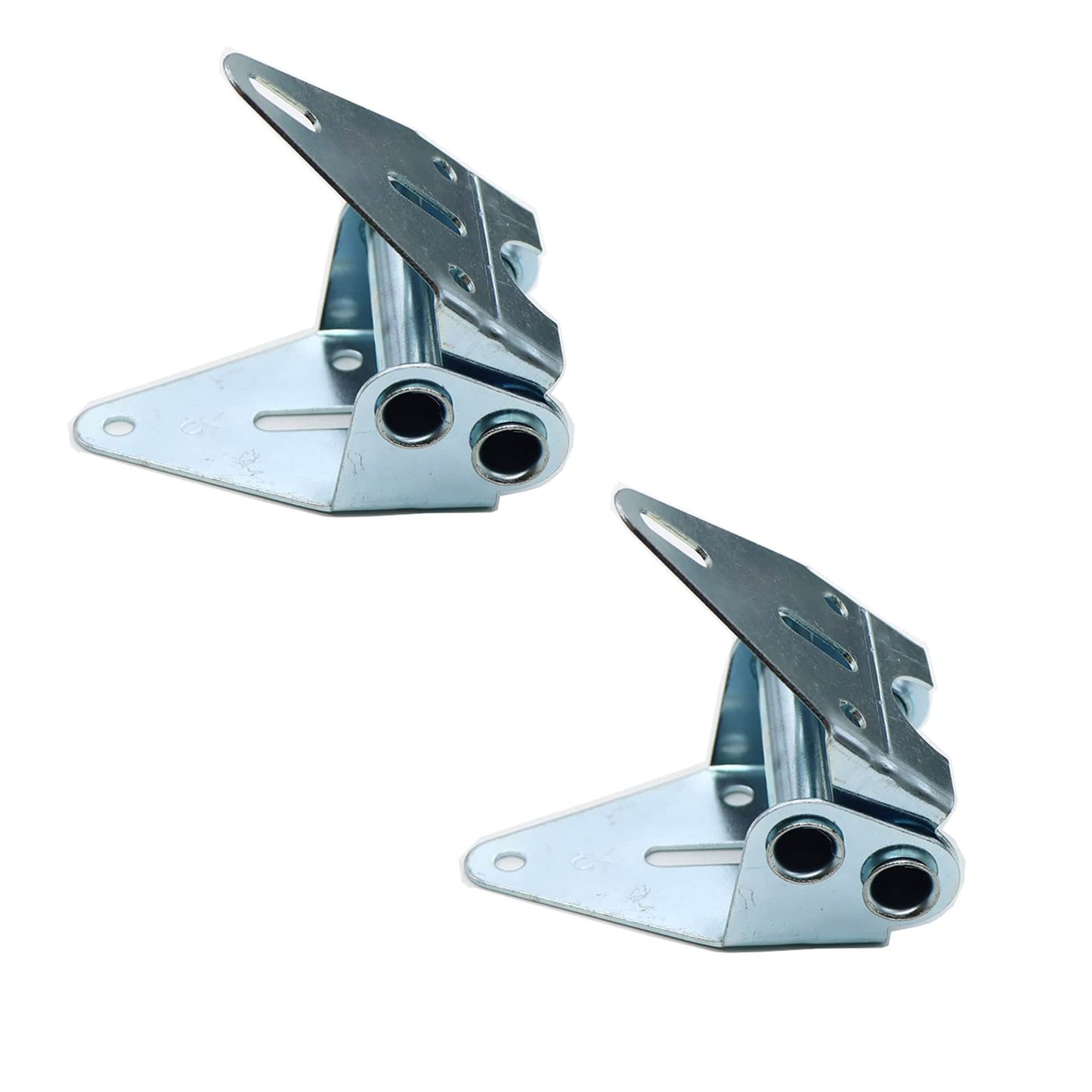2 Packs Garage Door Hinges #3 with Galvanized Finish - Heavy Duty 14 Gauge Steel, Suitable for Residential/Light Commercial Garage Door Replacement
