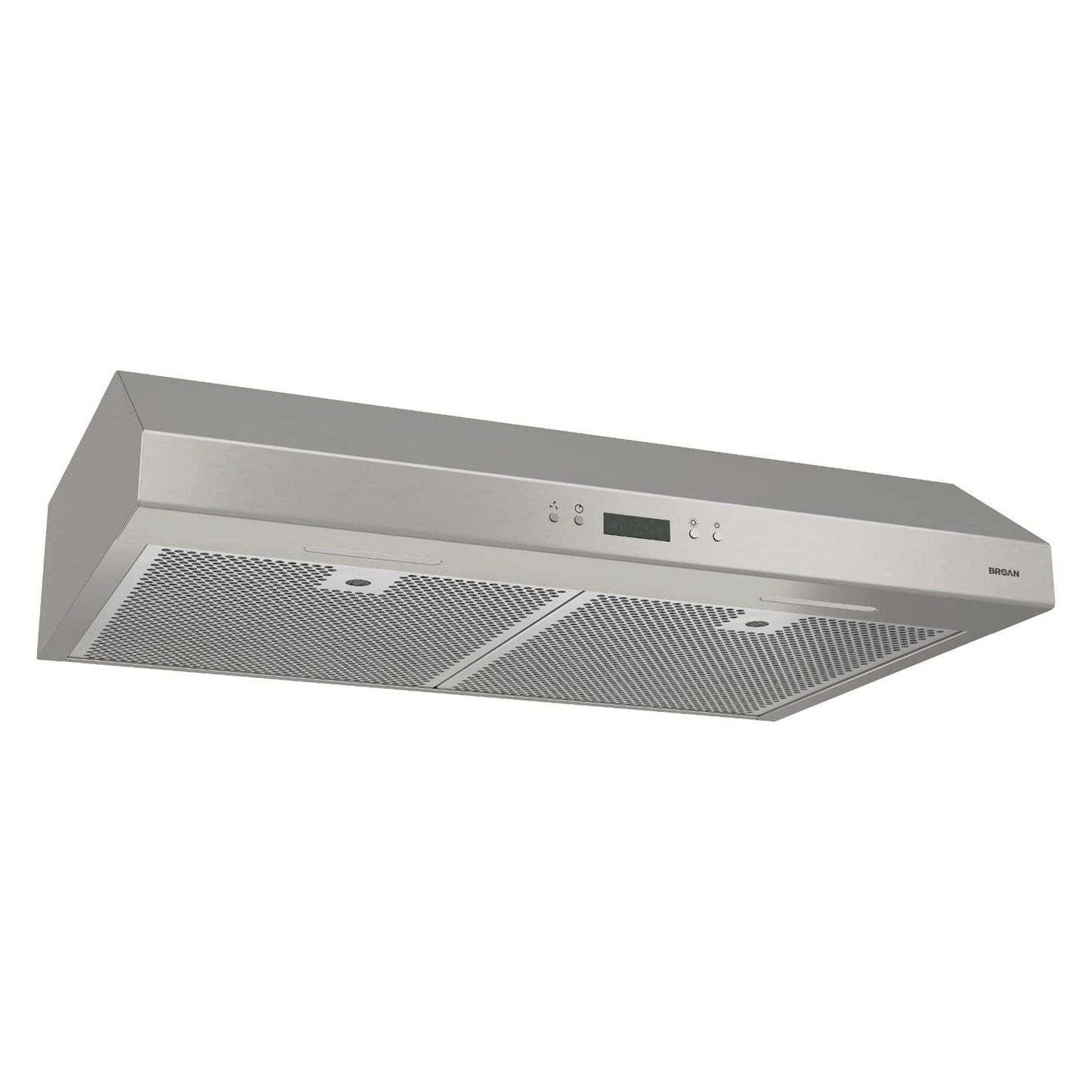 Broan-NuTone BCDJ136SS Glacier 36-inch Under-Cabinet 4-Way Convertible Range Hood with 3-Speed Exhaust Fan and Light, Stainless Steel