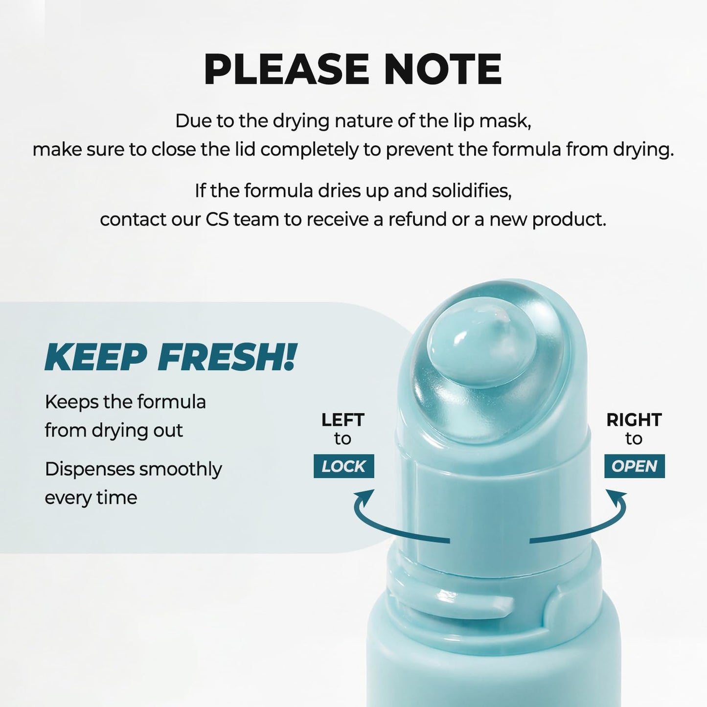 Laka Soothing Prep Lip Mask, Cooling Peel Off Korean Lip Mask, Gentle Exfoliator for Lips, Hygienic & Easy Application, Daily Lip Care, K-Beauty, 0.33 fl.oz