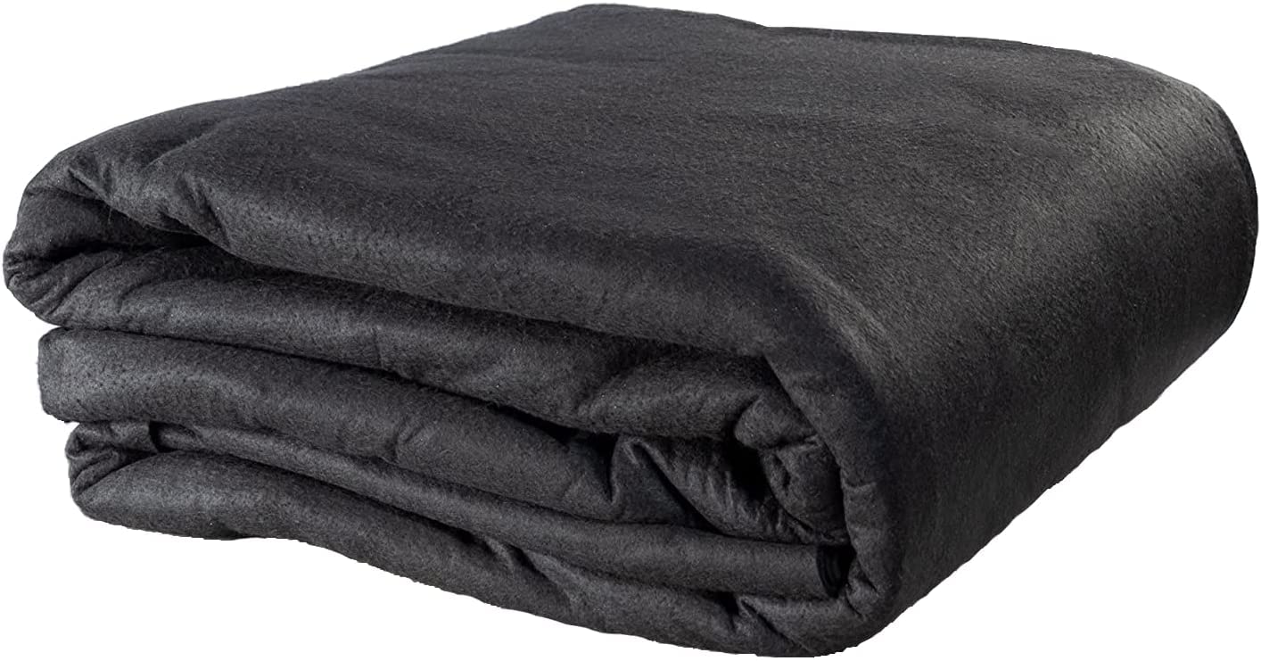 Liner Life LL24R Liner Pad 24' Round, Strong Durable Puncture Resistant Floor Mat Made of Commercial Grade Geotextile Material, Protects The Bottom of The Aboveground Pool, Black