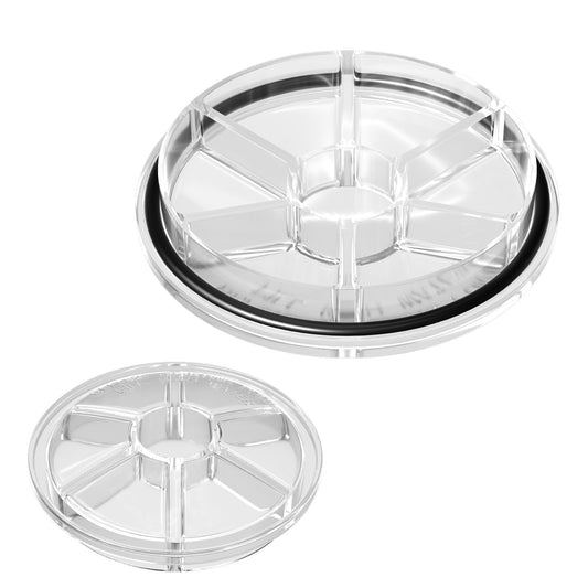 Replacement 357151 Pump Lid with O-Ring – Pool Pump Lid Replacement for Pentair Whisperflo, IntelliFlo VS, VS 3050, VF, VST and VS+SVRS high performance pumps – See-Through Clear Pool Pump Cover Lid