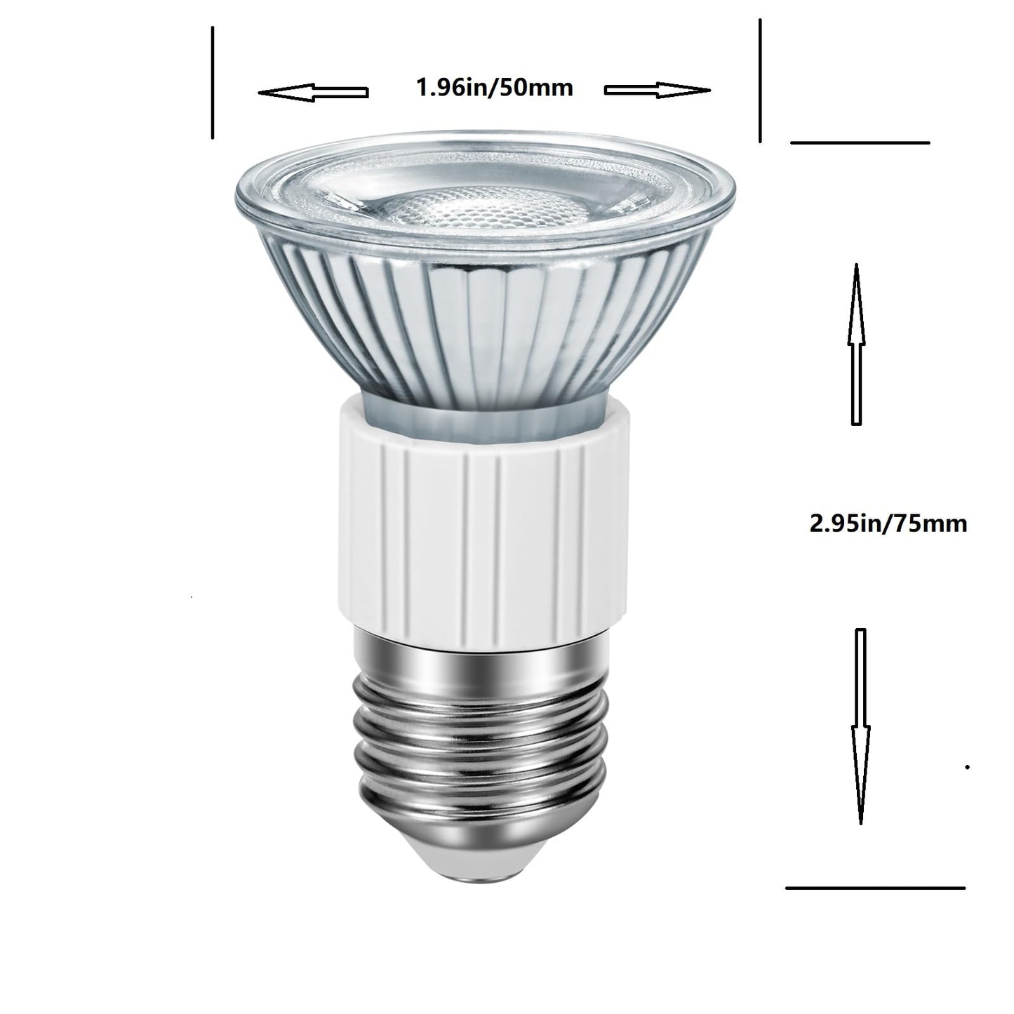 Upgrade Your Kitchen with LED Range Hood Light -Z0B0011 JDR E27 73mm 5W LED Bulb 50W Halogen Equivalent, Included for Brighter Cooking and Energy Efficiency. for Stove Hoods. Pack of 2
