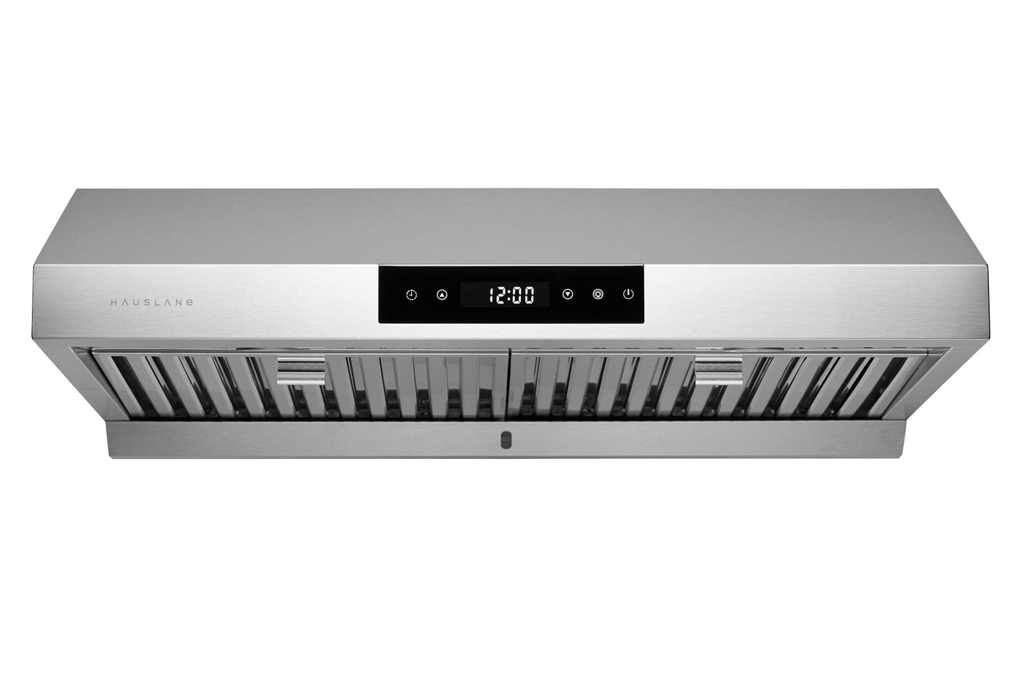 Hauslane Under Cabinet Range Hood 30" Stainless Steel Kitchen Hood, 6 Speed Vent Hood 30 Inches, Low-Noise Stove Vent Hood for Kitchen, Vent Hoods 30 Inch with LED - Chef Series PS18