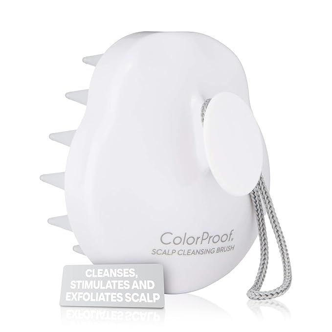 Colorproof Scalp Cleansing Brush for Optimal Hair Health Ã¢ÂÂ Scalp Scrubber for Deep Cleansing Ã¢ÂÂ Removes Buildup & Impurities, Promotes Shinier & Stronger Hair