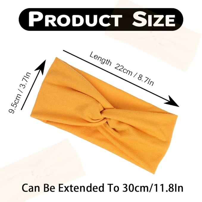 Kachanaa 12 Pack Headbands for Women,Elastic Headbands Non Slip Workout Yoga Sport Hair Bands for Women’s Hair Accessories
