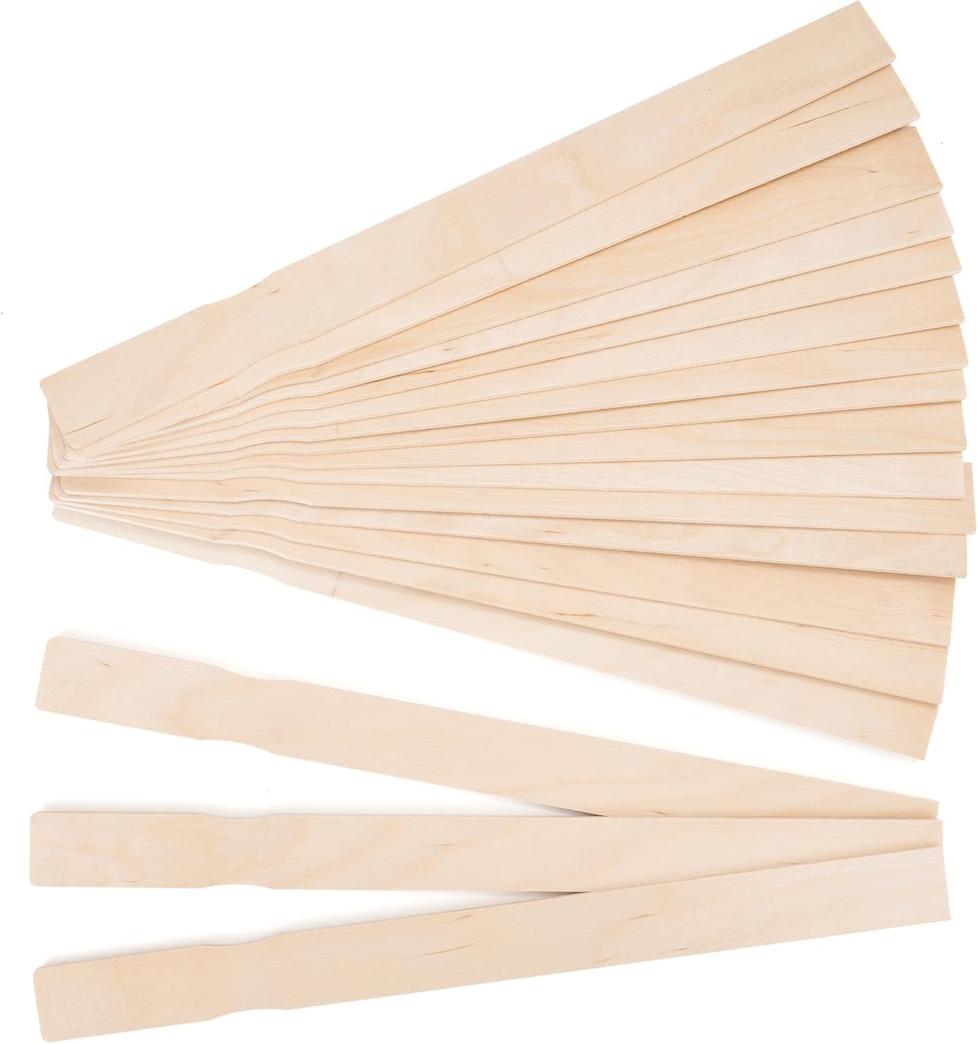 120 Pieces Paint Stir Sticks, 12 Inch Long Wooden Paint Stirrers for Mixing Paint, Paint Sticks for Library Markers or Garden Plant Labels, Mixing Sticks for DIY Craft Sticks