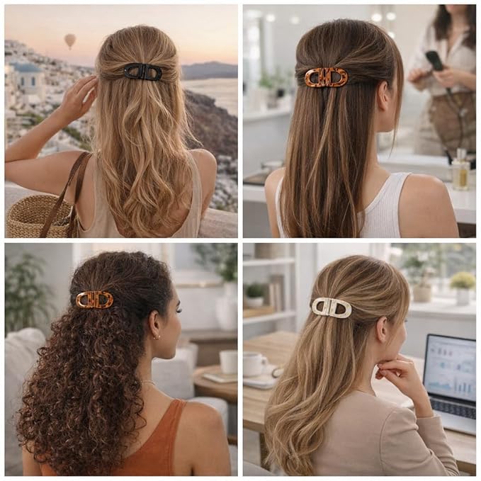 Magnetic Hair Clips - No Crease Magnet Hair Clip for Women, Strong Hold Seamless Magnetic Hair Clip for Sectioning and Styling(1 Set)