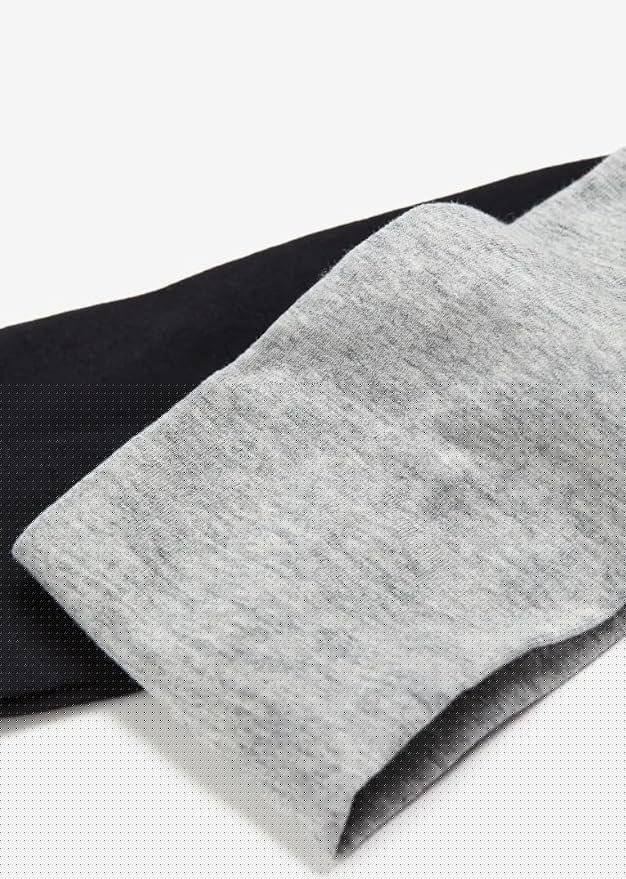 Trendy Elastic Headbands 7PCS - Soft Thick Cotton Cloth for Women's Hair Workout, Yoga, Running Sport