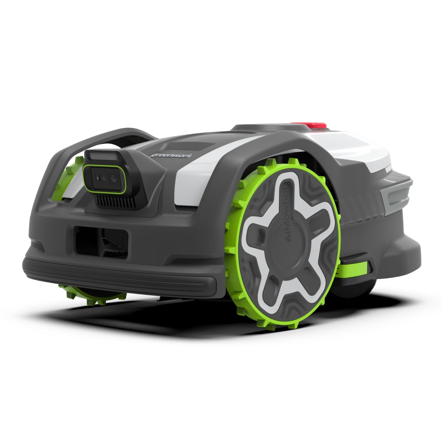 Greenworks C30Z Wire-Free Robotic Lawn Mower, up to 3/4 Acre, RTKVision Navigation, 24-Degree Slope Climbing, Smart Obstacle Avoidance, App Control with Electric Height Adjustment