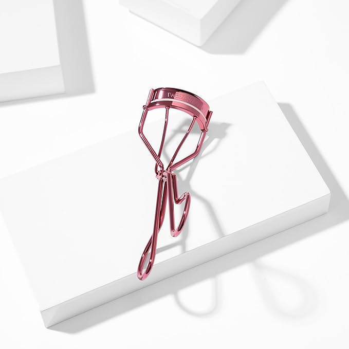 Tweezerman Tea Rose Eyelash Curler - Makeup Eyelash Tool for All Eye Shapes