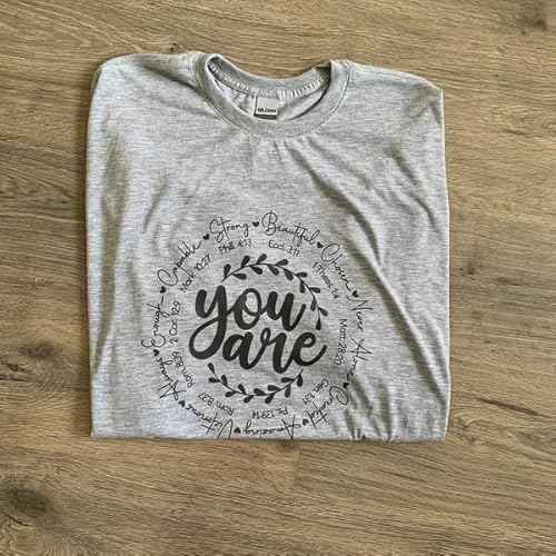 JAJADO Christian Reusable Silk Screen Stencils: Motivational Bible Verse Templates for Crafts on T-Shirt/Wood/Glass/Canvas Wall DIY Office Home Decor