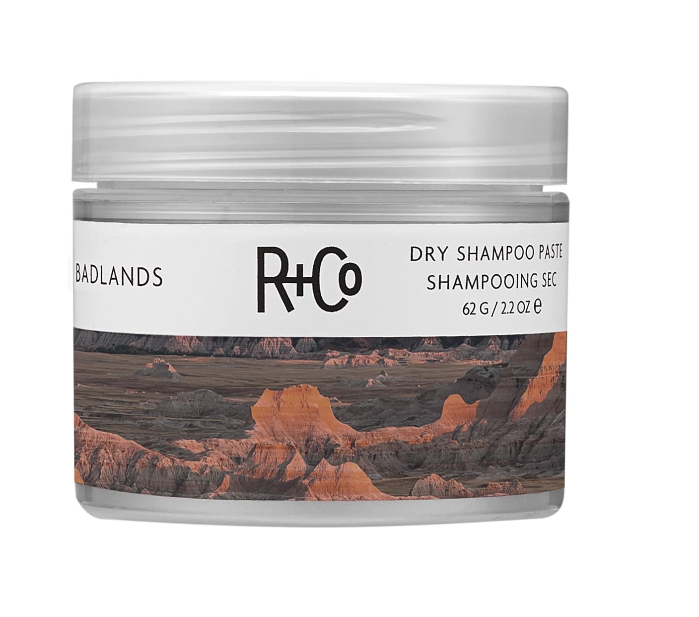 R+Co Badlands Dry Shampoo Paste | Part Dry Shampoo, Part Styling Paste | Adds Texture, Absorbs Oil, Matte Finish | 2.2 oz