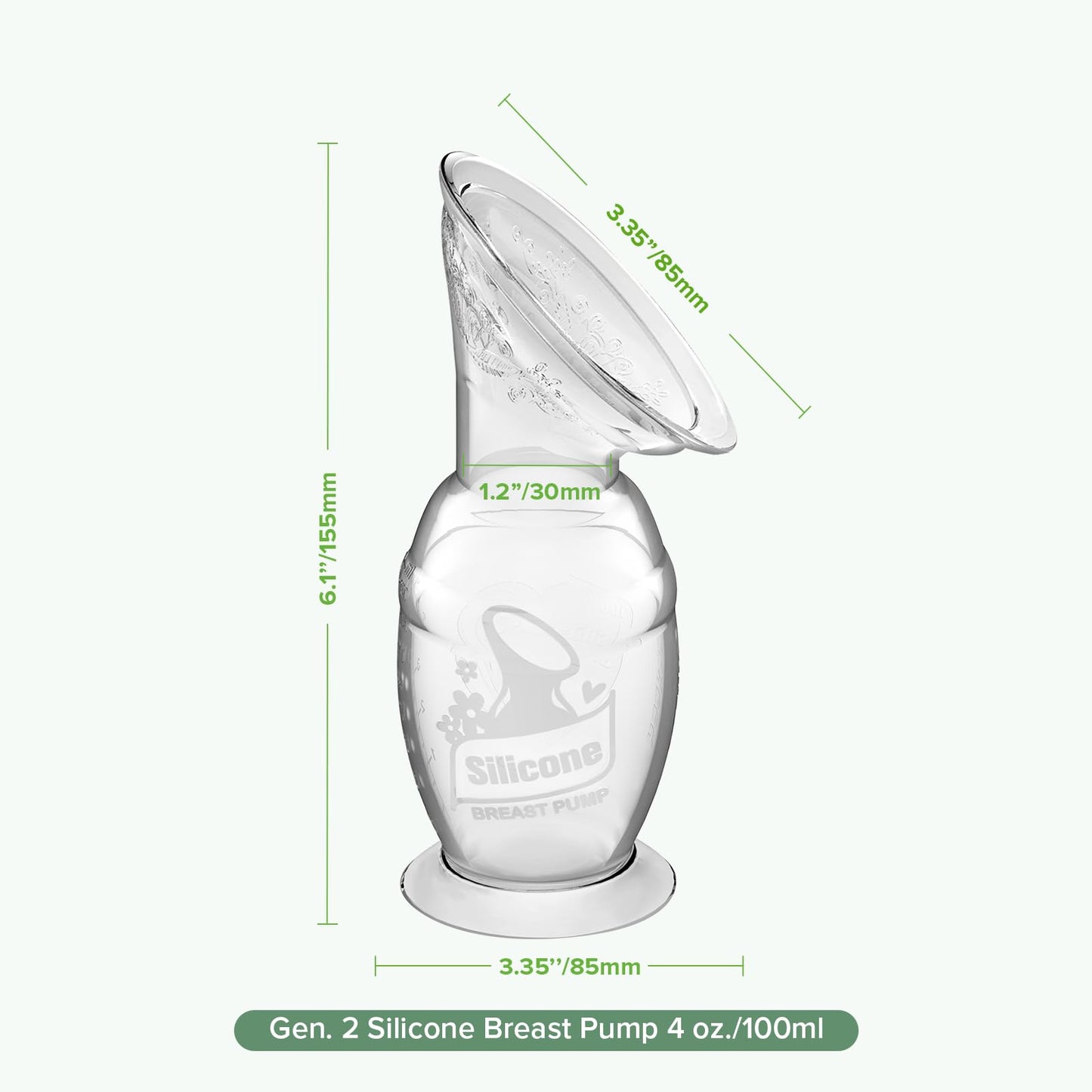 haakaa Gen.2 Manual Breast Pump 100ml/4oz