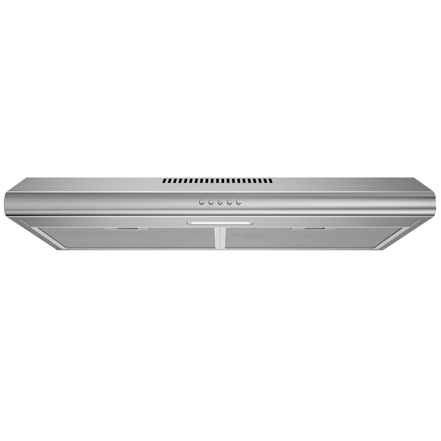 FIREGAS Under Cabinet Range Hood 30 Inch, Ducted/Ductless Convertible Kitchen Vent Hood with 250 CFM, Stainless Steel, 3-Speed Exhaust Fan, Energy-Efficient LED Lights for Stove Ventilation