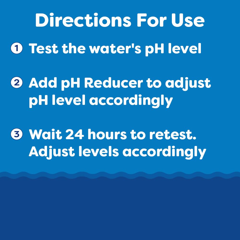 In The Swim pH Reducer for Swimming Pools, Spas, and Hot Tubs - Lowers Alkalinity - Prevents Cloudy Water - Balances Water - 90% Sodium Bisulfate - 50 Pounds