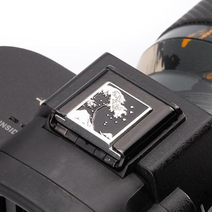 Kanagawa Wave Pattern Camera Metal Hot Shoe Cover for Sony A1 A7C A7CR A7CII A7R A7M2 A7M3 A6700 A6600 A6500 A6400 A6300 (Aluminum Alloy-for Sony)