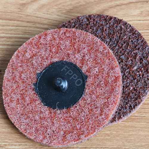 30 PCS 3" Inch Roll Lock Quick Change Sanding Disc Pad for Surface Polishing 1/4" Shank,Sanding Pads for Power-Operated Sanders