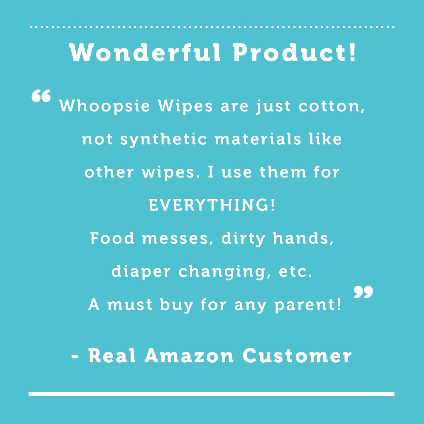 Whoopsie Wipes – The Original 100% Pure Cotton Dry Baby Wipes – Ultra Soft, Unscented, Chemical-Free Wipes for Sensitive Skin – Use Dry or Add Water for Wet Wipes – 2 Packs (200 Count).