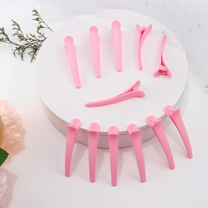 YISSION 12 PCS Hair Clips for Styling Sectioning, 3.1 Inch Matte Alligator No Crease Duck Billed Hair Clips, Hair Barrettes for Women Girls