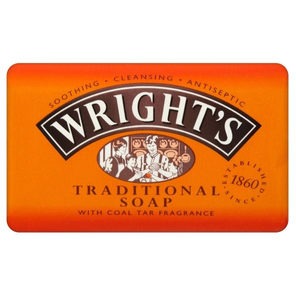 Wright's Coal Tar Traditional Soap (125g) - Pack of 4
