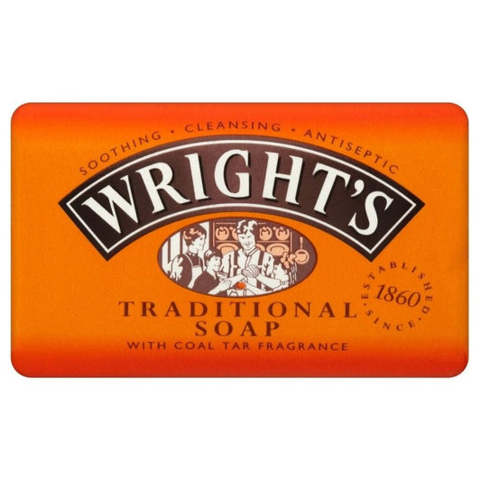 Wright's Coal Tar Traditional Soap (125g) - Pack of 4