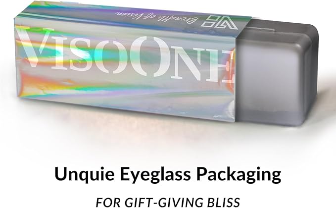 VISOONE Square Blue Light Blocking Glasses TR90 Anti Glare Computer Gaming for Women Men NOE
