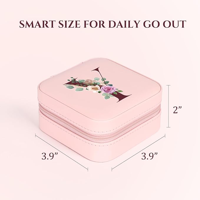 Easter Basket Stuffers for Teens Essentials, Valentines Day Christmas Stocking Stuffers for Women Teen Girl Gifts Trendy Stuff Travel Jewelry Box Case Organizer Personalized Birthday Gifts