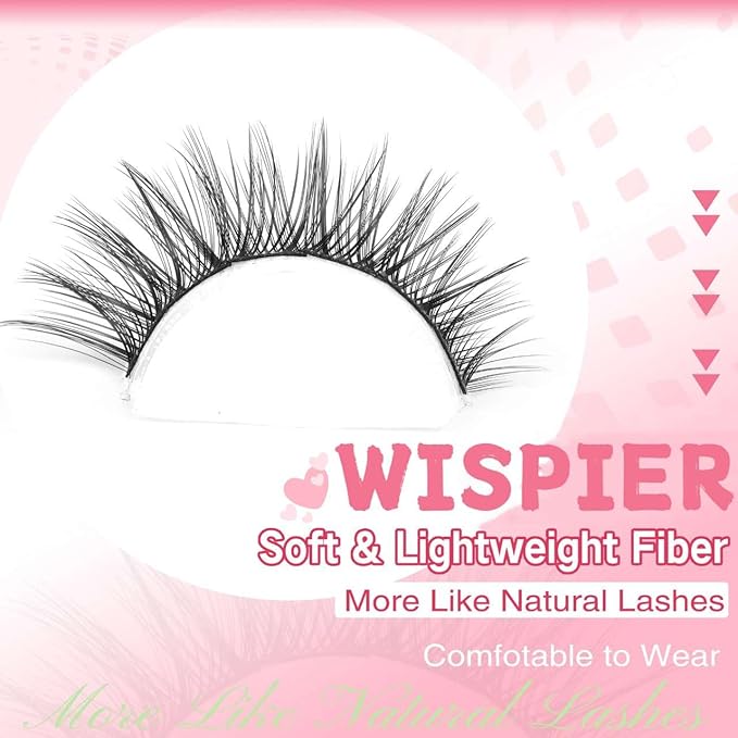 Lash Clusters Natural Lash Extension Wispy Eyelash Clusters C-curly DIY Eyelash Extension 10-16MM Individual Lashes Cluster Eyelash Extension by Newcally