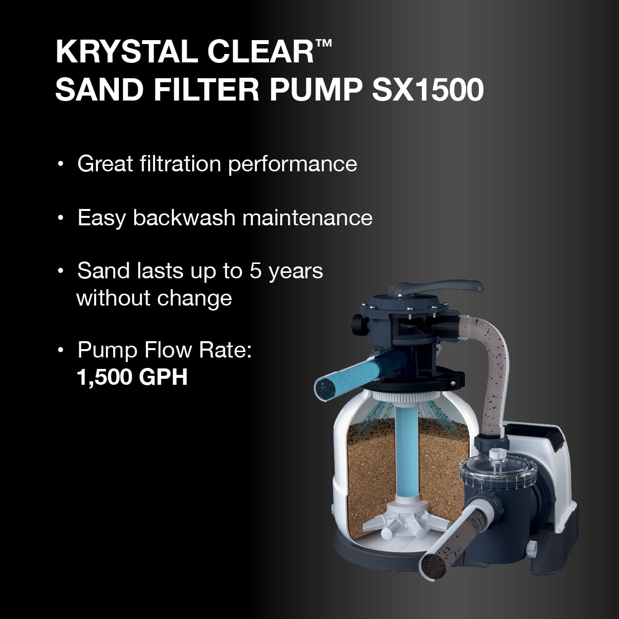 INTEX 26325EP 16ft X 48in Ultra XTR Frame Deluxe Above Ground Swimming Pool Set with 1500 GPH Sand Filter Pump, Removable Ladder, Ground Cloth, Pool Cover, SuperTough, Puncture and Rust Resistant