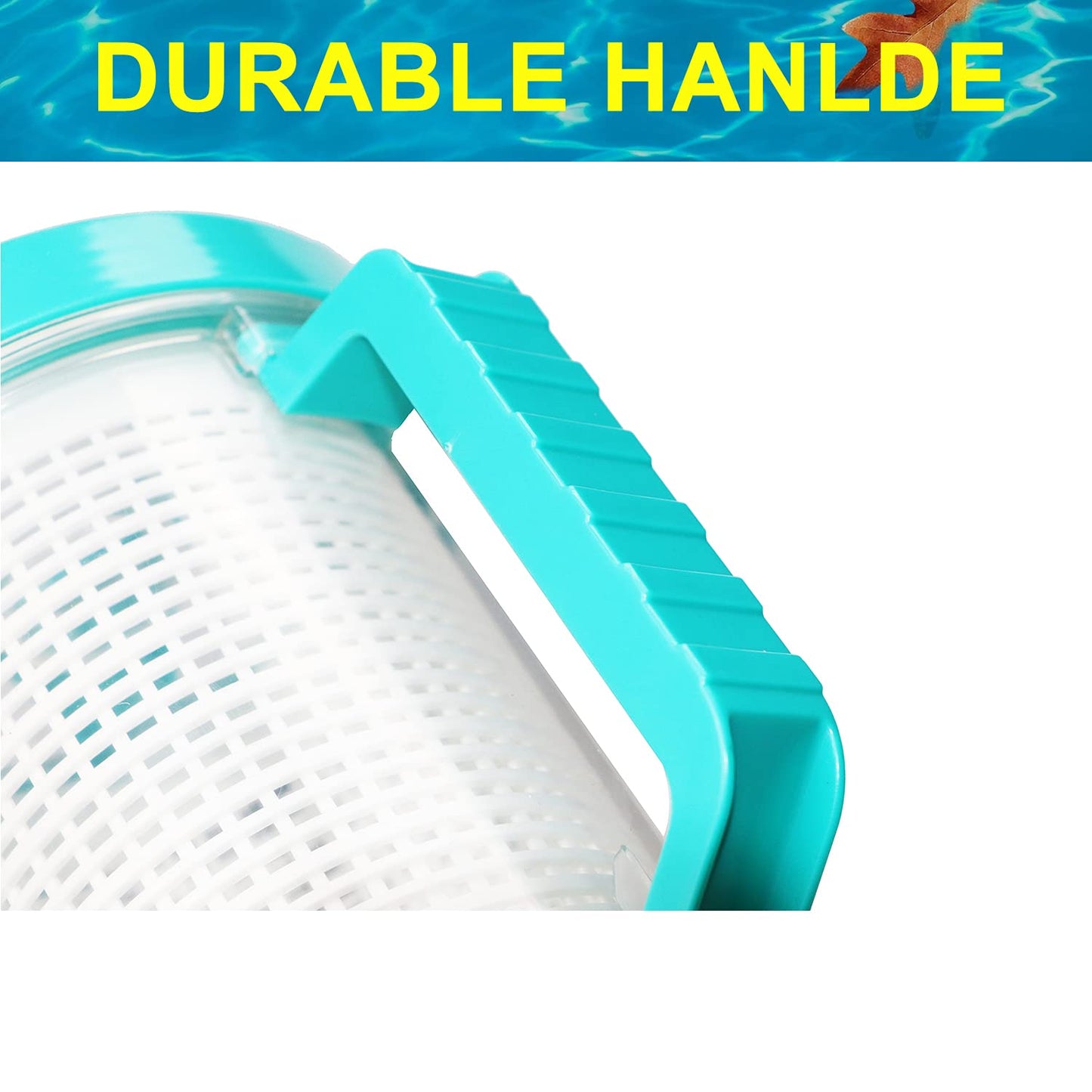 Leaf Canister Catcher In-line Leaf Canister for Pool & Spa, With Mesh Basket & 5 Skimmer Socks, For Suction Manual & Automatic Pool Cleaners (White)