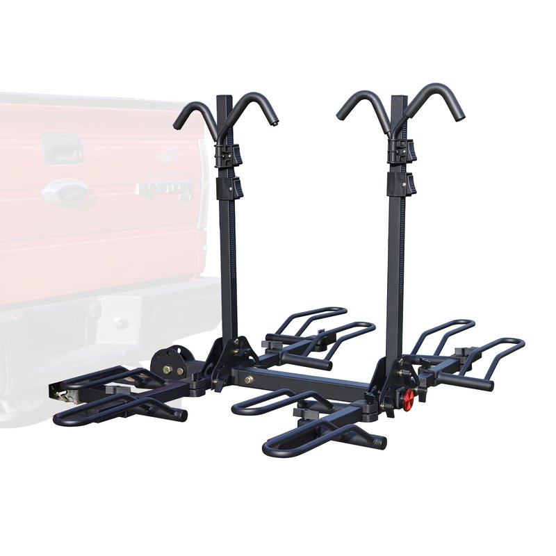 Rockland Foldable 4-Bike Rack, 160 lbs Capacity, Hitch Mount Bike Rack, Fits up to 2.5" Tire Width and 50" Wheelbase, Bike Carrier Rack for 2" Receiver for Cars SUVs Vans RVs