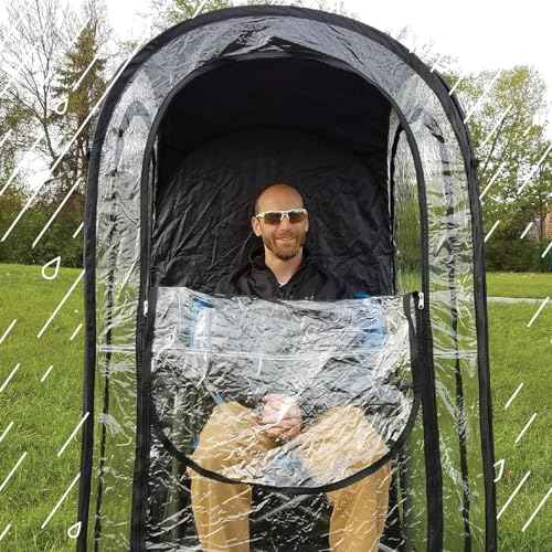 WeatherPod¢ç The Original Shark Tank MyPod¢â 1-2 Person Pop-Up Pod - Stay Warm, Dry, and Out of The Sun - Weather Pod for Sports, Rain, or Wind
