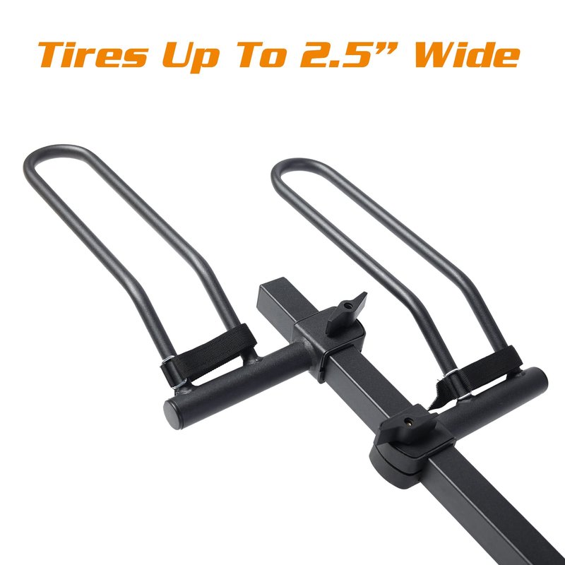 Rockland Foldable 4-Bike Rack, 160 lbs Capacity, Hitch Mount Bike Rack, Fits up to 2.5" Tire Width and 50" Wheelbase, Bike Carrier Rack for 2" Receiver for Cars SUVs Vans RVs