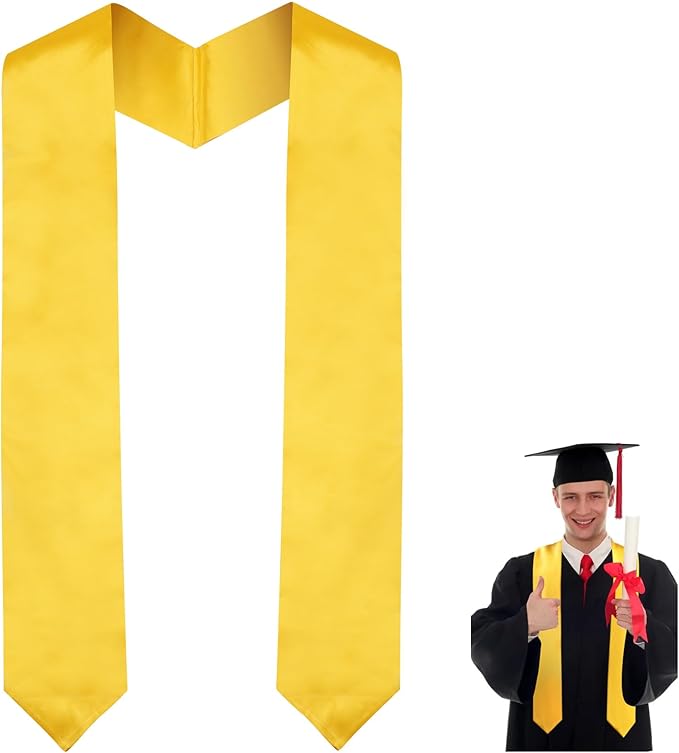 Graduation Stole Graduation Sash Unisex Adults Class of 70'' Stoles for Academic and Choral Ceremony