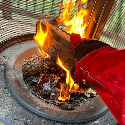 Grill Armor Welding Gloves ? 16inch 932¢µ - Leather Forge/Mig/Stick ? Heat/Fire Resistant Gloves, Mitts/Pot Holders For Oven, Grill, BBQ, Furnace, Stove, Fireplace, Tig Welder, Animal Handling Glove