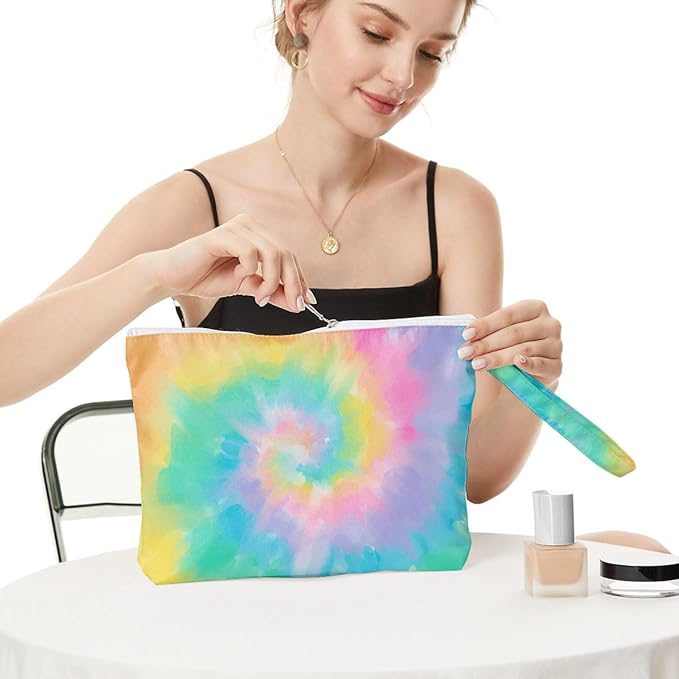 Fokongna Wet Bag, Travel Makeup Bag, Wet Dry Bag, Wet Bag for Swimsuit, Beach Pool Diapers Dirty Yoga Gym Clothes Zipper Pouch for Women Sister Friends Wet Bag Ocean Sea Shells Beach Starfish.336
