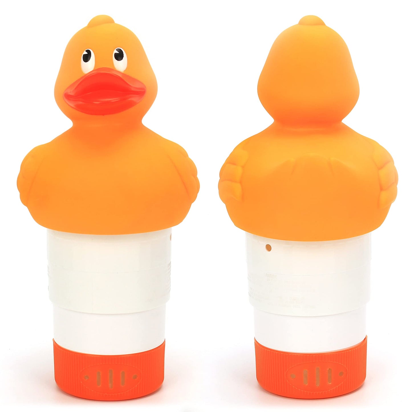 XY-WQ Chlorine Floater, Floating Pool Chlorine Dispenser (Duck), Fits 1 and 3 Inch Tablets for Large and Small Pools, Hot Tub, Spa