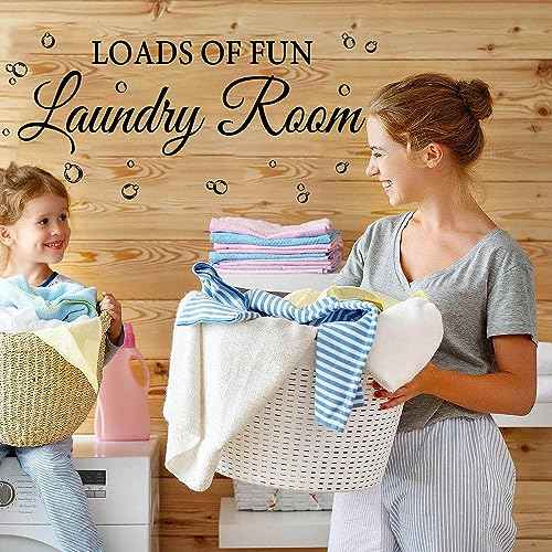 Laundry Room Wall Stickers - Today Naked Tomorrow Wash Dry Bubble Vinyl Decals Quote Art Stickers for Home