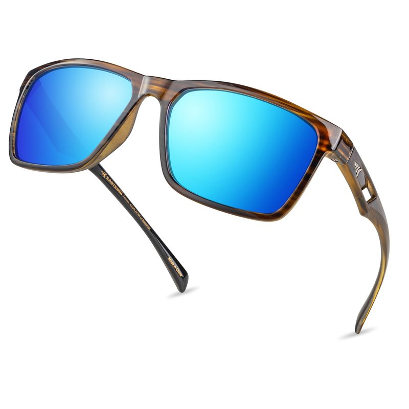 KastKing FlatRock Polarized Sport Sunglasses for Men and Women, Ideal for Driving Fishing Cycling Running, UV Protection