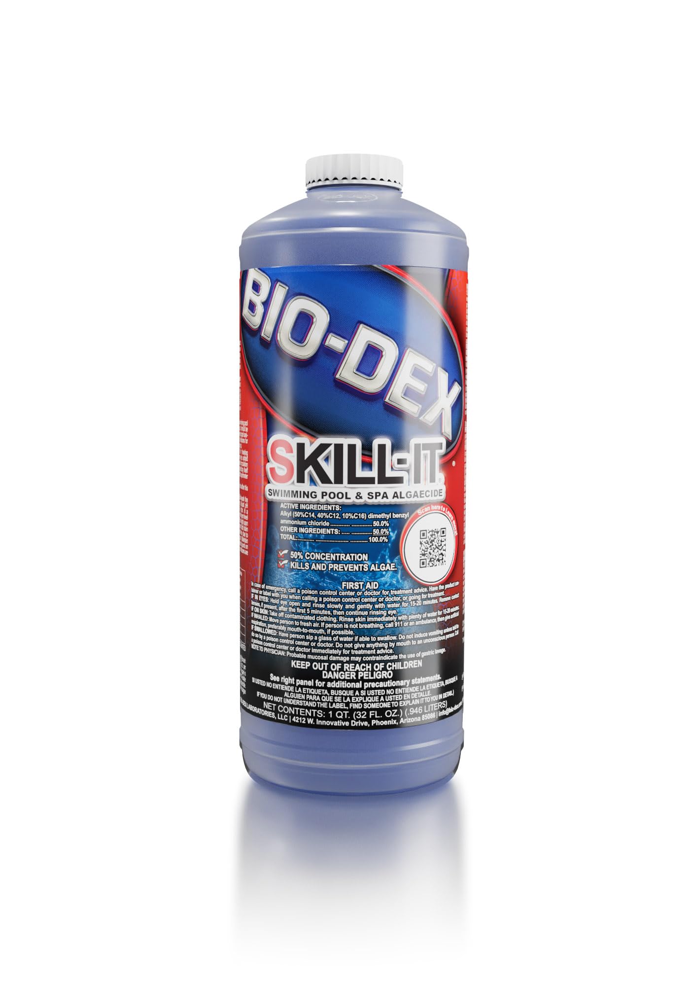 Bio-Dex Fast Acting Pool Algaecide Skill-It 32oz. SK132