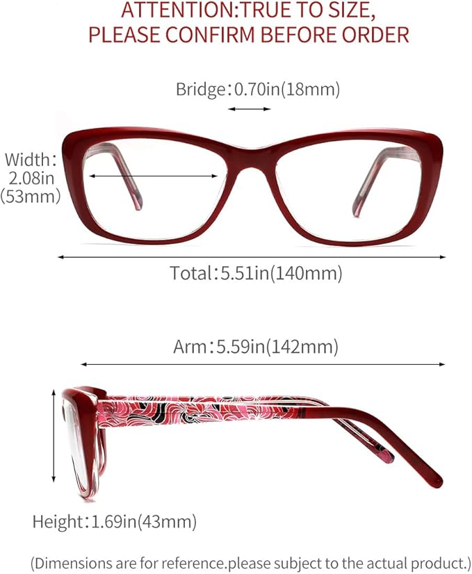 Cyxus Semi Rim Blue Light Glasses for Men Women TR90 Metal Frame UV Blocking Computer Glasses Clear Lens Square Eyewear