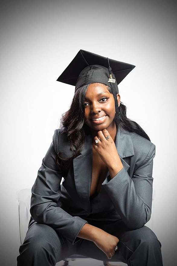 GraduatePro Matte Graduation Cap with 2026 Tassel for Adults High School and Bachelor Master 12 Colors