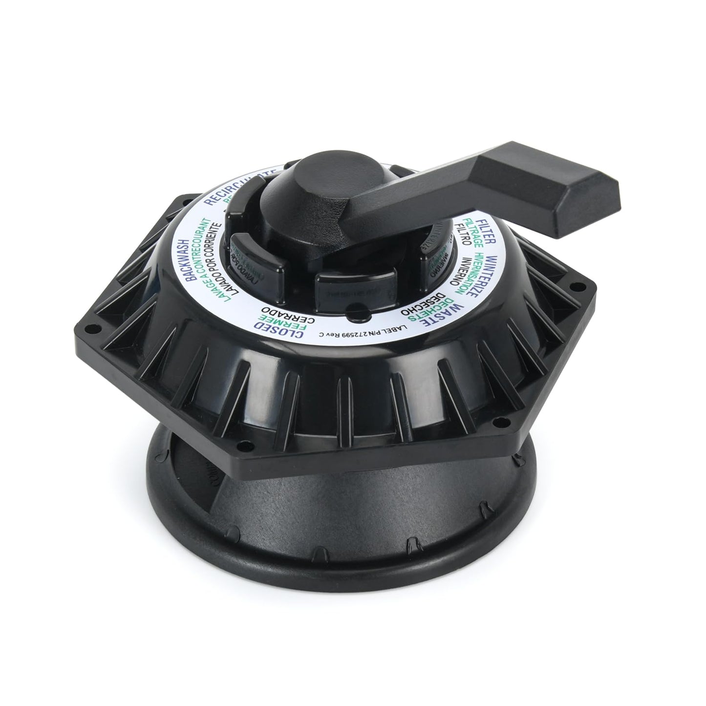 272531 Top Valve Assembly Replacement Kit Compatible with 6-Way 1-1/2 inch Hi-Flow Pool and Spa Multiport Valve, Replace 262504 262505 262506 (272531)