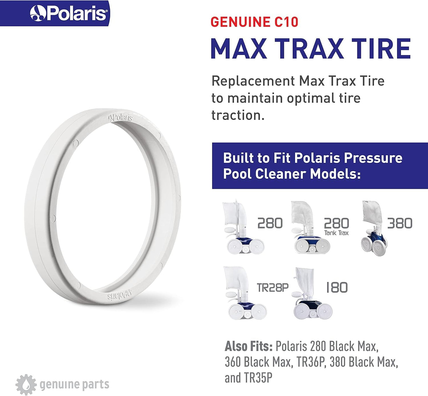 Polaris Genuine Parts Tire, MaxTrax, 380/360/280/180, C10