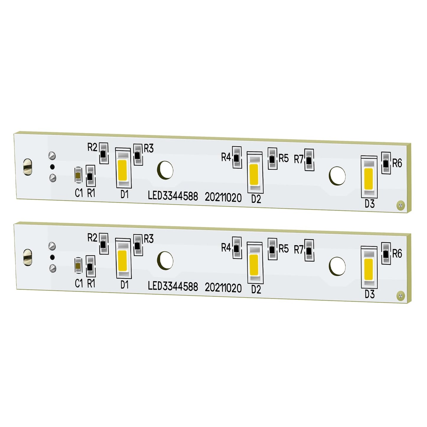 WR55X26671 LED Refrigerator Light Board GE refrigerator Part PS11767930 AP6035586(2 Pack)