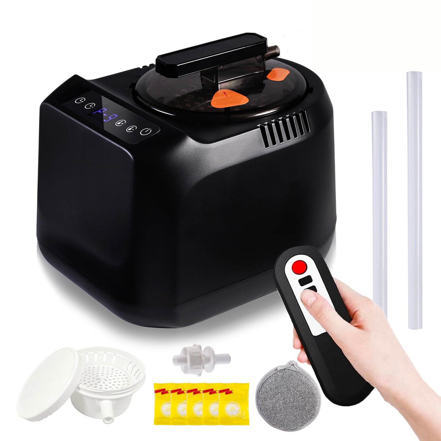 Portable Sauna Steamer Machine with Remote Control, 4L 1600W Upgrated Steam Generator for Sauna, 9 Levels, 120 MIN Timer, for Home Spa Sauna Accessories.
